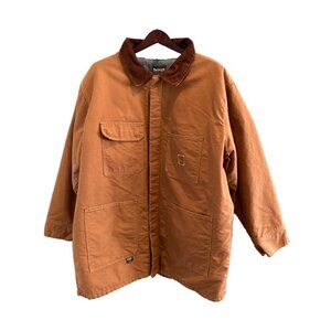 Bulwark FR Extreme Brown Duck Lineman Coat XXL Protective Apparel Made In CANADA